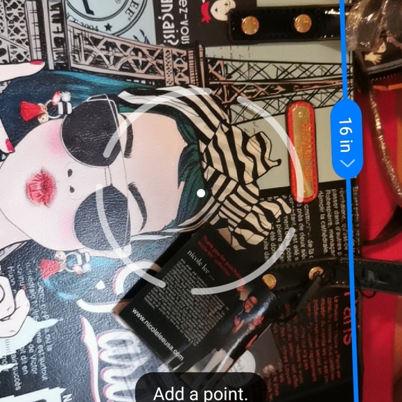 Nicole Lee women's tote bag and matching wallet set of 2 - Picture 10 of 16